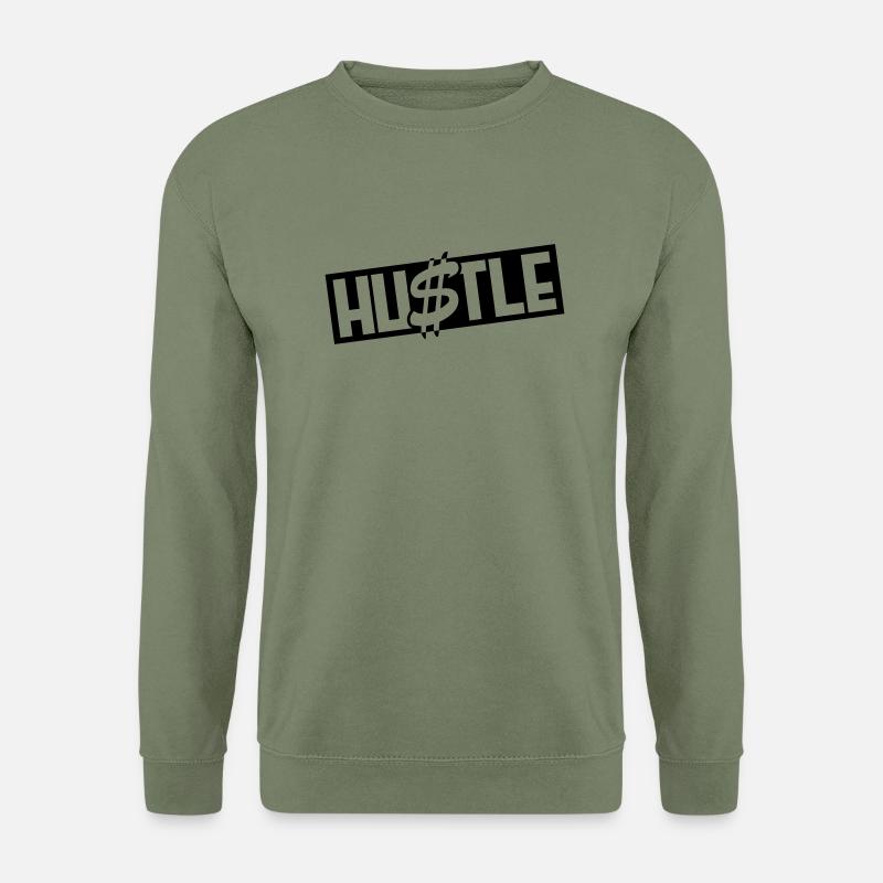 hustle_go1 - Unisex Pullover - Armeegrün