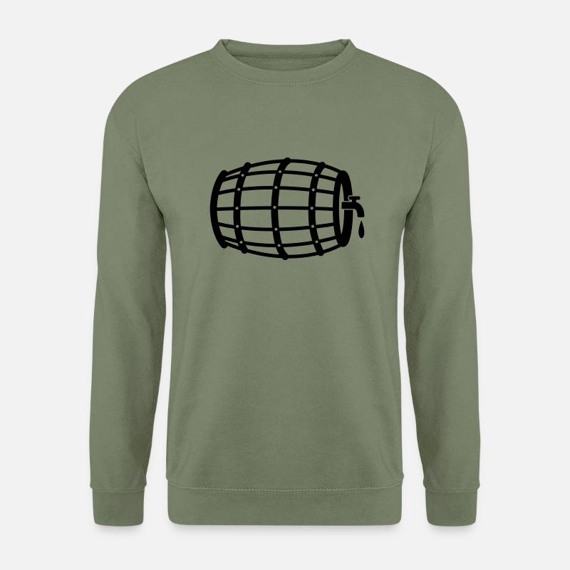 Beer barrel - Unisex Pullover - Armeegrün