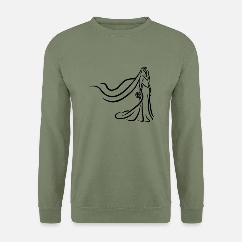 Mariée - Sweat-shirt Unisexe - vert militaire
