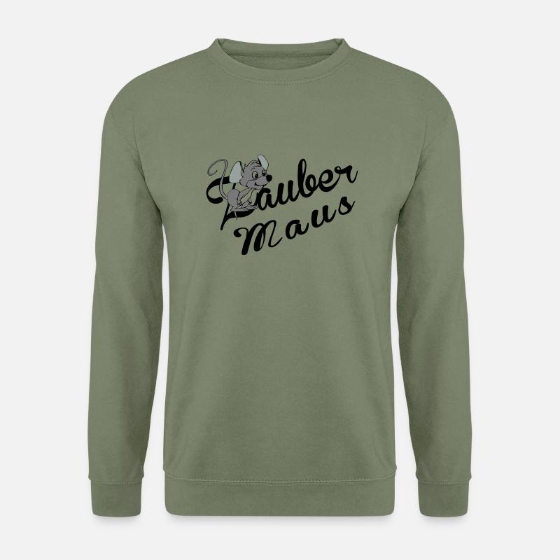 Zauber Maus - Unisex Pullover - Armeegrün