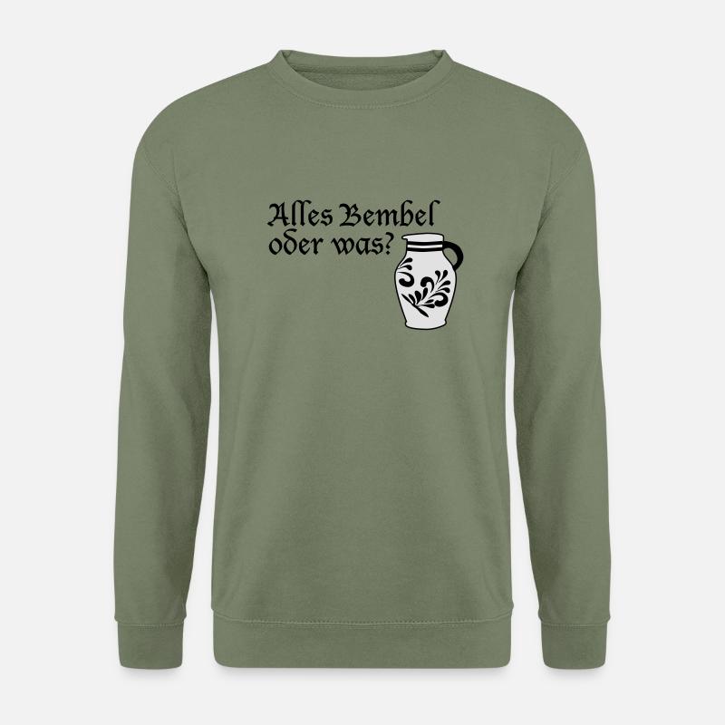 Alles Bembel - Apfelwein - Unisex Pullover - Armeegrün