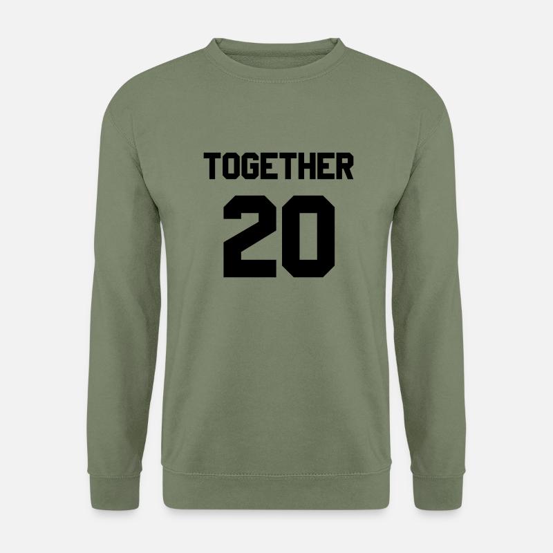 Together since Paarshirt - Unisex Pullover - Armeegrün