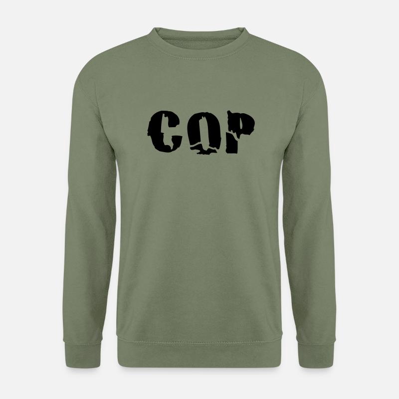 cop - Unisex Pullover - Armeegrün