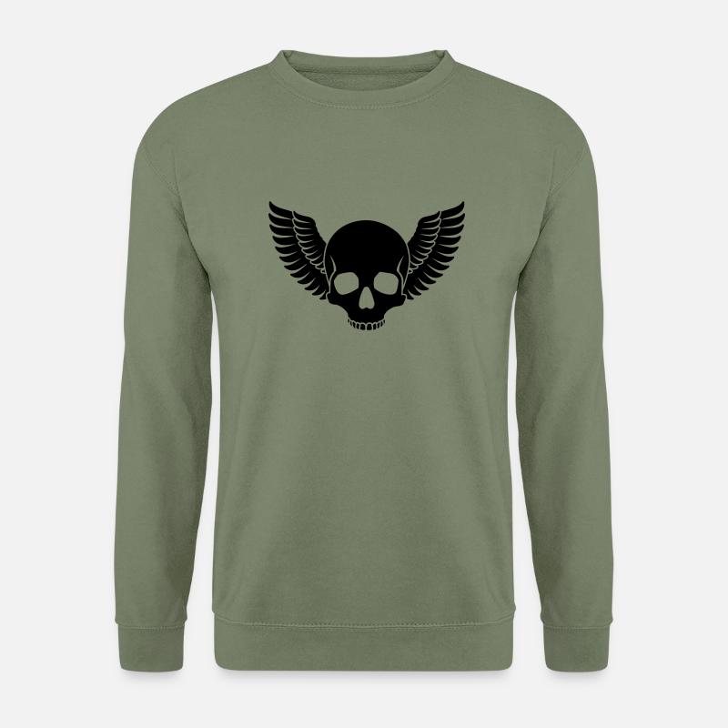 Skull Wings - Unisex Sweatshirt - army green