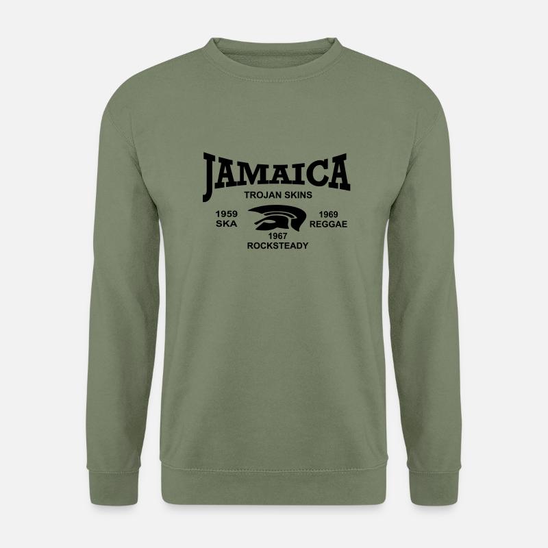jamaica trojan skins - Unisex Pullover - Armeegrün