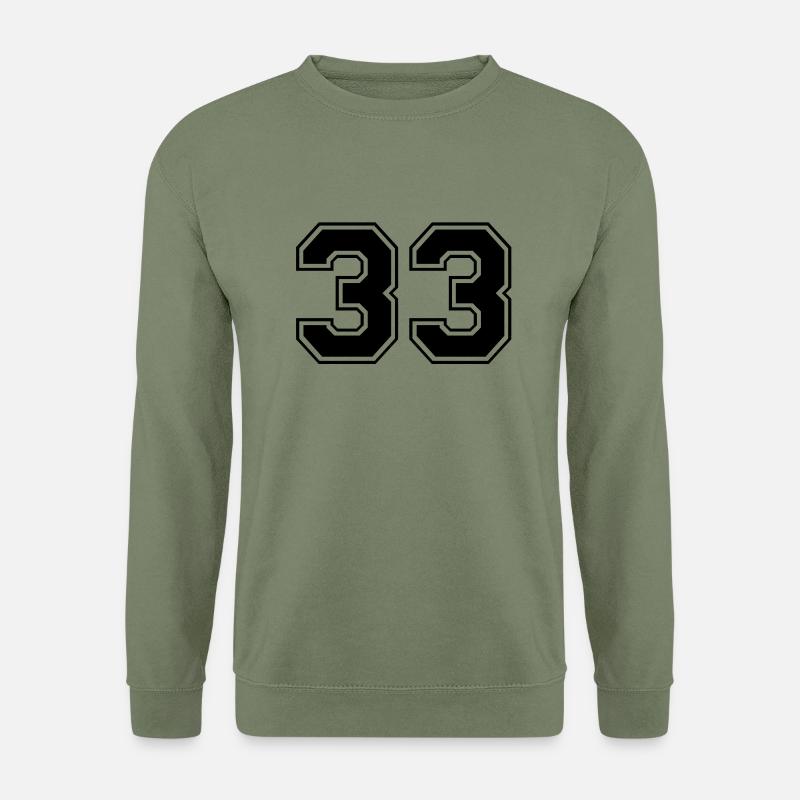 33 - Unisex Pullover - Armeegrün