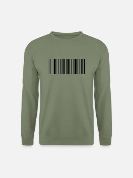 Barcode Scannen EAN 1c - Unisex Pullover - Armeegrün