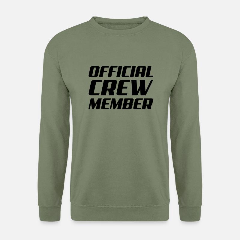 official_crew_member - Unisex Pullover - Armeegrün