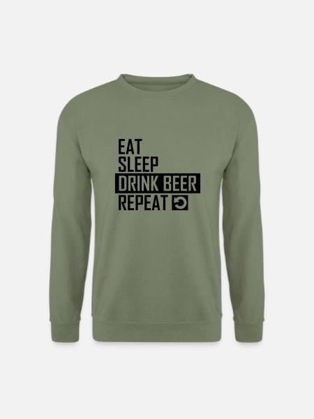 drink beer - Unisex Sweatshirt - army green