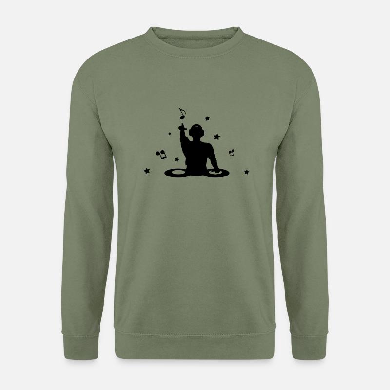 Musik - DJ Party - Unisex Pullover - Armeegrün