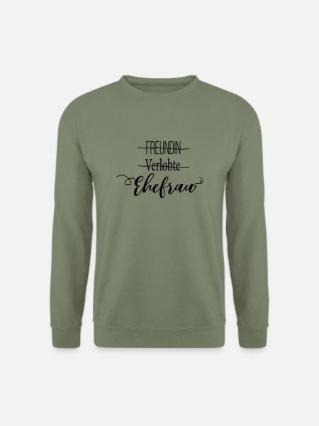 upgrade_ehefrau - Unisex Pullover - Armeegrün