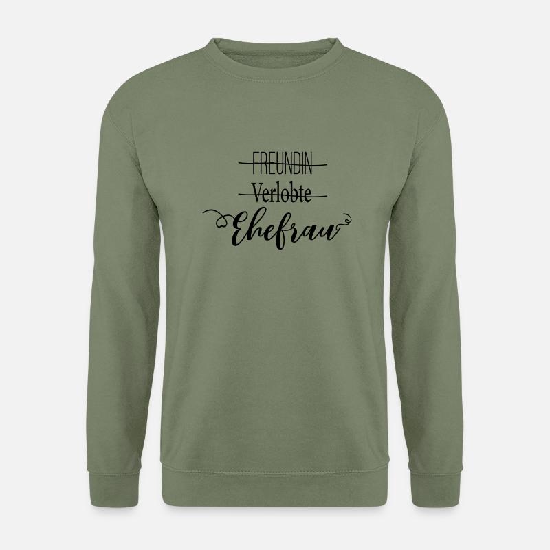 upgrade_ehefrau - Unisex Pullover - Armeegrün