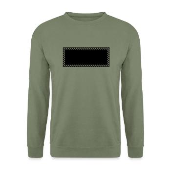 FRAME - Unisex Sweatshirt - army green - Front - Alina (178cm) & Michal (187cm)