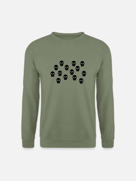 Totenkopf - Unisex Pullover - Armeegrün