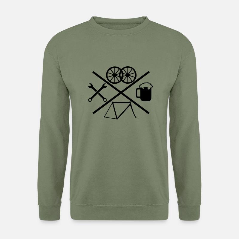 Cross Bike - Unisex Pullover - Armeegrün