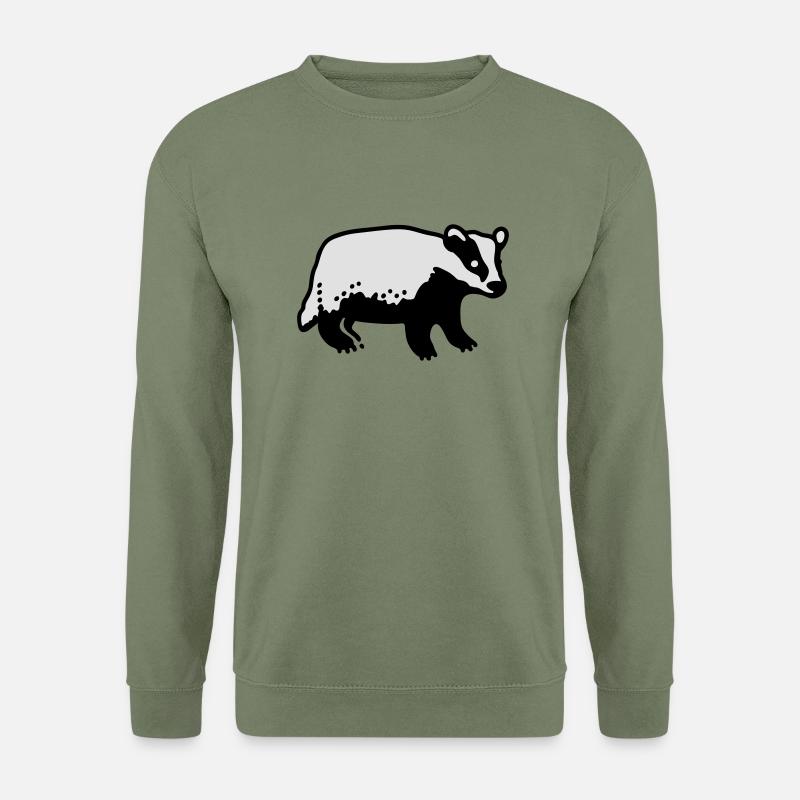 Dachs - Unisex Pullover - Armeegrün