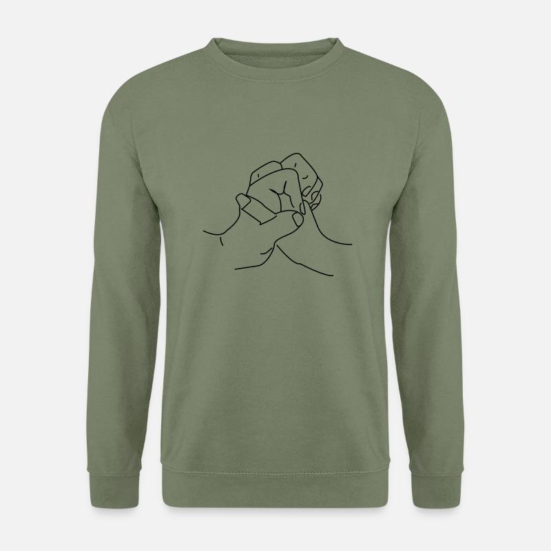 Hände - Unisex Pullover - Armeegrün