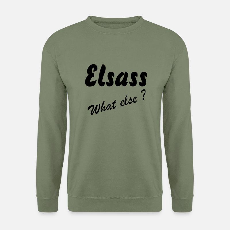 Elsass, was sonst - Unisex Pullover - Armeegrün