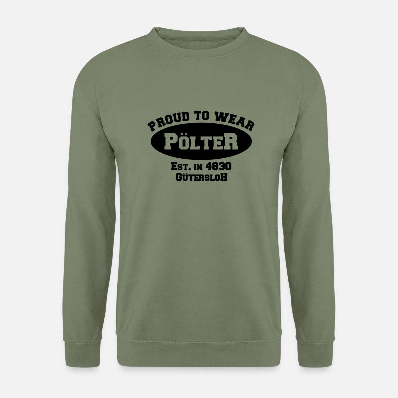 Pölter - Unisex Pullover - Armeegrün