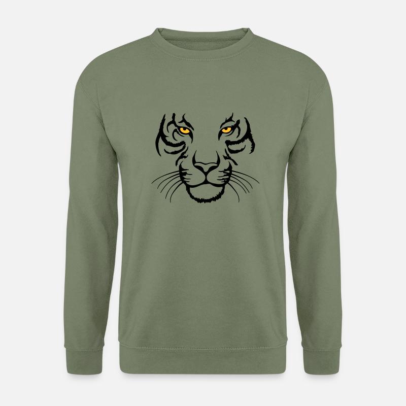 Tiger face - Unisex Sweatshirt - army green