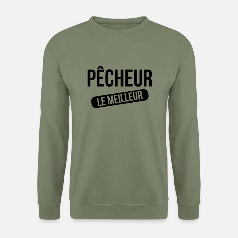 Le Meilleur Pêcheur - Unisex Pullover - Armeegrün