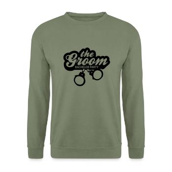 junggesellen abschied - Unisex Pullover - Armeegrün - Vorne - Alina (178cm) & Michal (187cm)