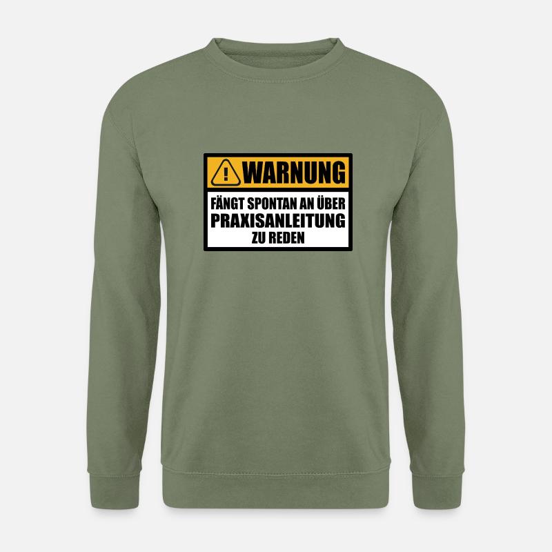 Praxisanleiterin Abschied Kollegin Pflege Sprüche - Unisex Pullover - Armeegrün