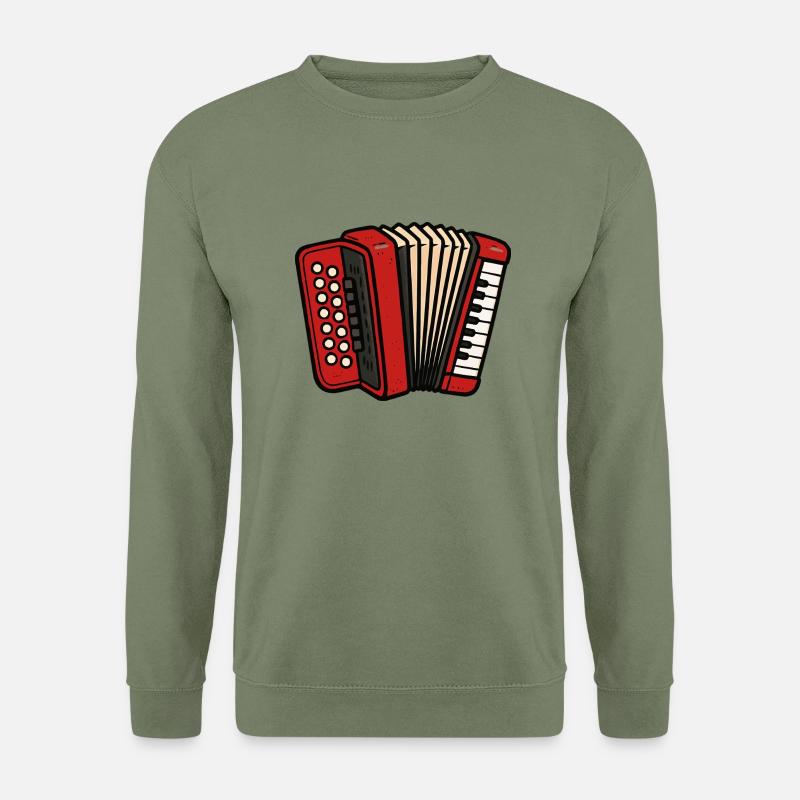 akkordeon - Unisex Pullover - Armeegrün