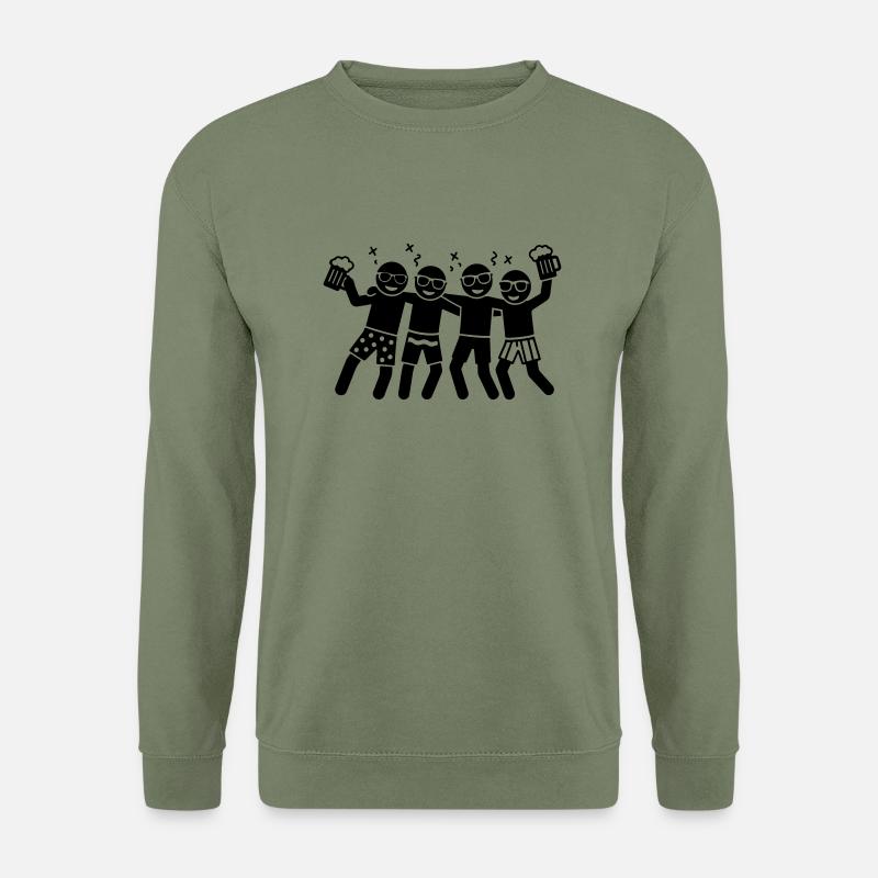 Party Urlaub Team - Unisex Pullover - Armeegrün