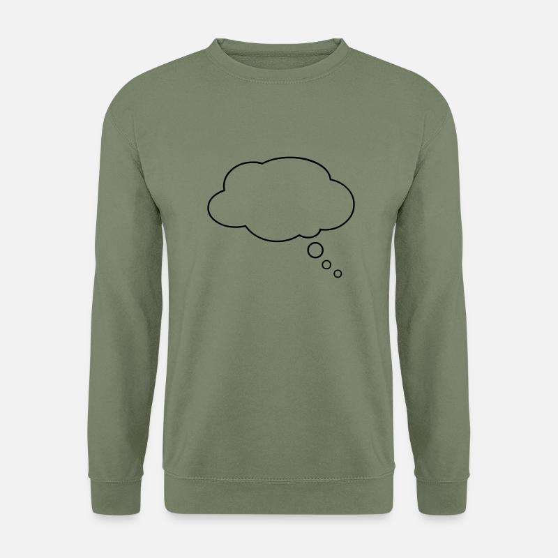 parlant bulle - comic - Sweat-shirt Unisexe - vert militaire