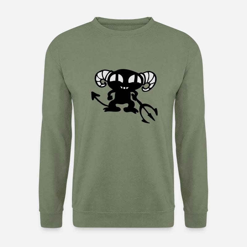 Teufel devil - Unisex Pullover - Armeegrün