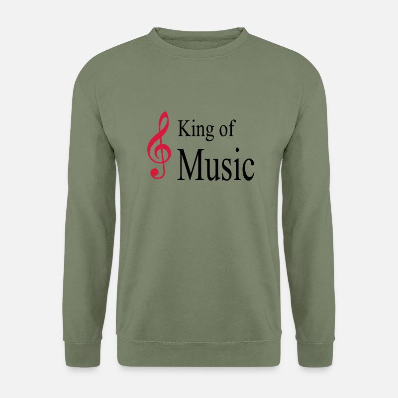 musik - Unisex Pullover - Armeegrün