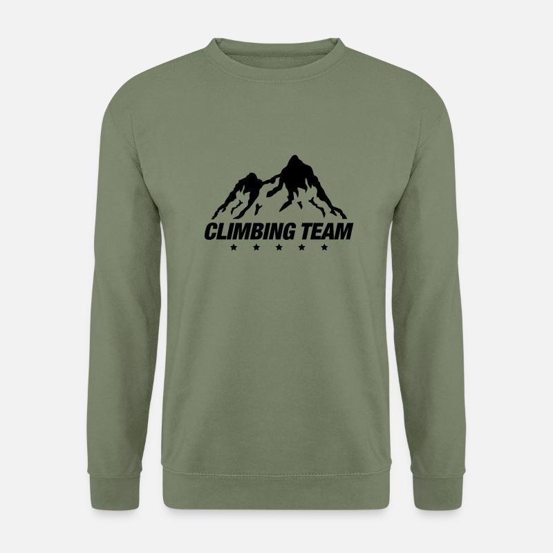 climbing_team_tp1 - Unisex Pullover - Armeegrün