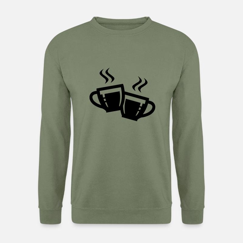 tassen icon - Unisex Pullover - Armeegrün