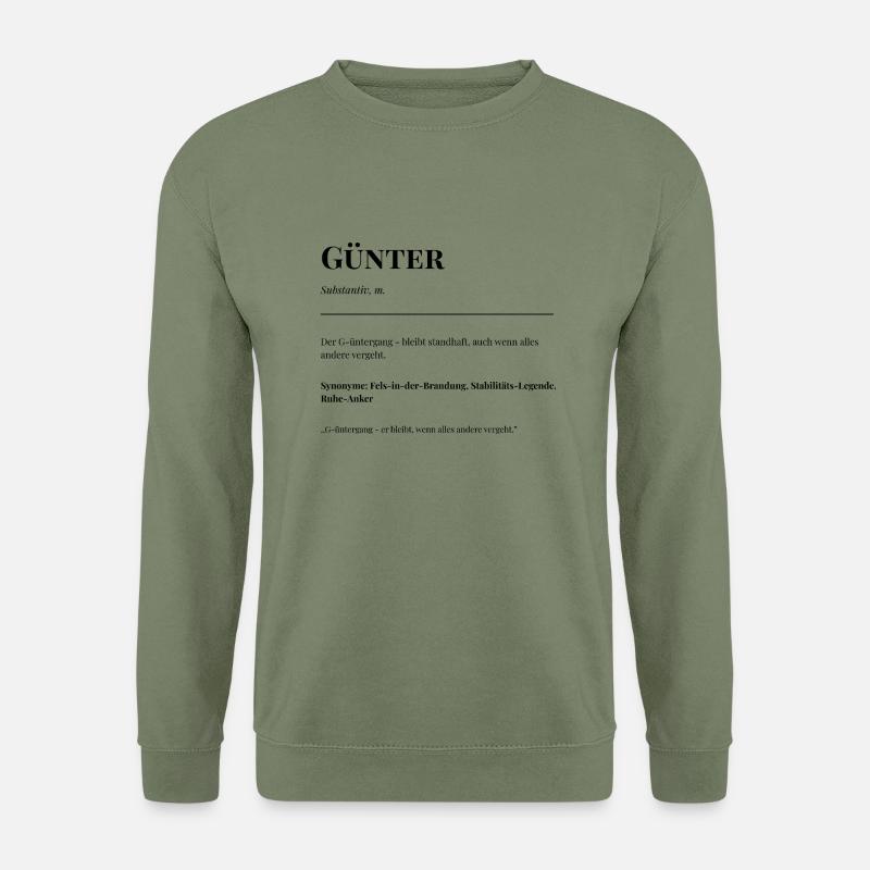 Guenter - Unisex Pullover - Armeegrün