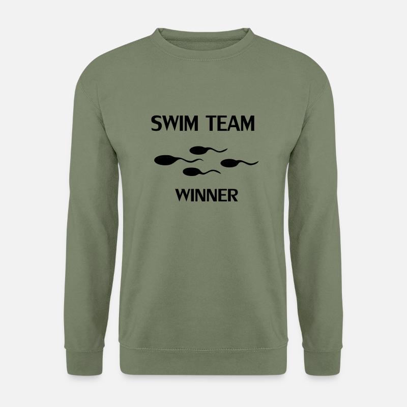 swim team winner - Unisex Pullover - Armeegrün