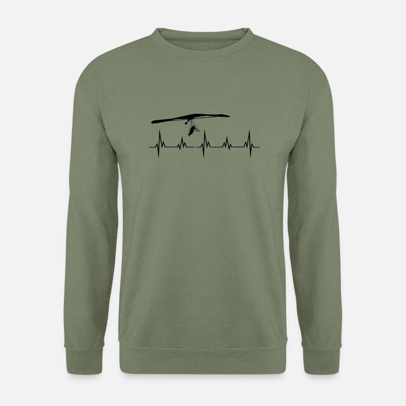 HERZSCHLAG Drachenflieger - Unisex Pullover - Armeegrün
