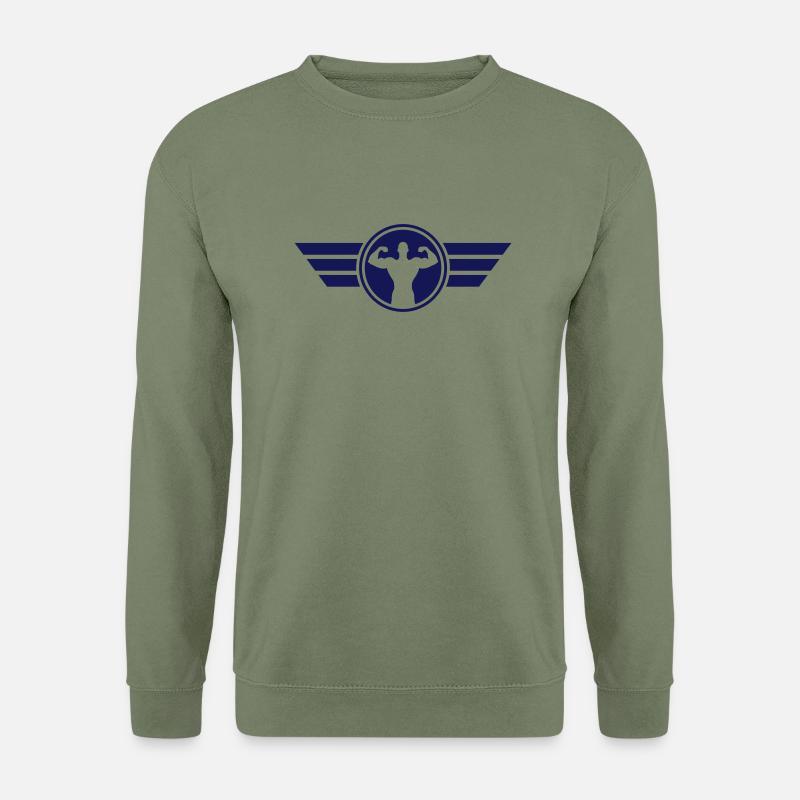 bodybuilding - Unisex Pullover - Armeegrün