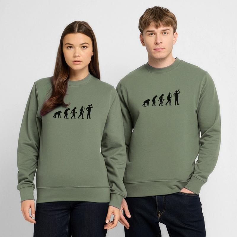 Beer Drinking Evolution Unisex Pullover