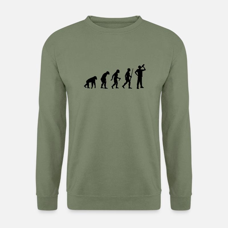 Beer Drinking Evolution - Unisex Sweatshirt - army green
