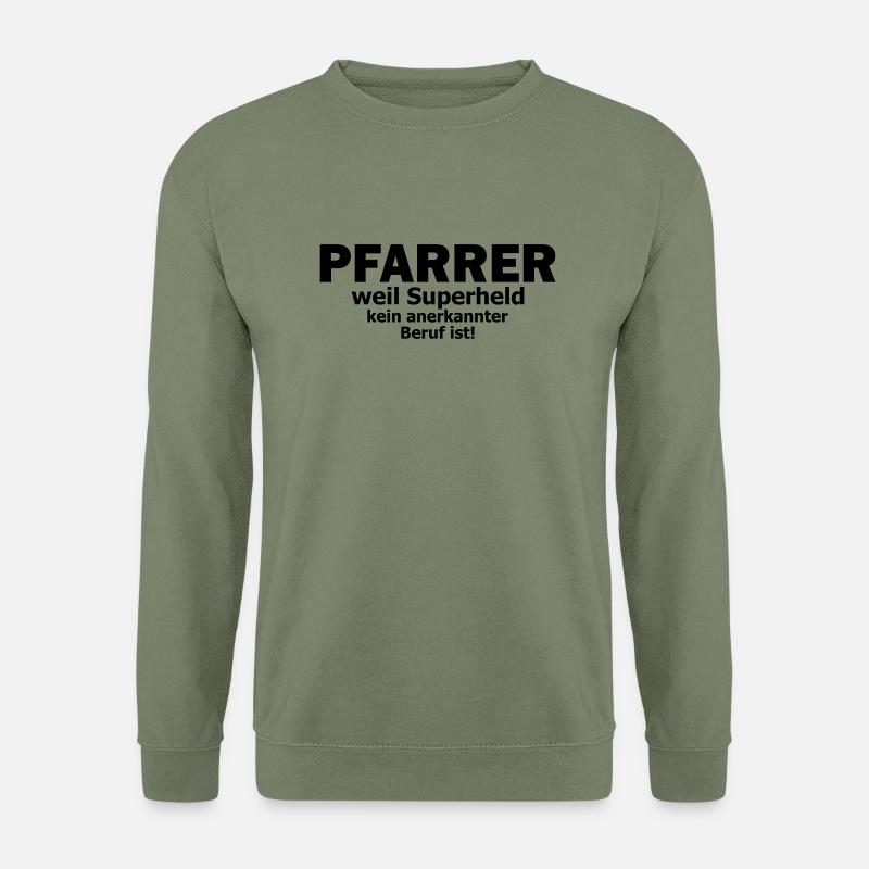 pfarrer - Unisex Pullover - Armeegrün