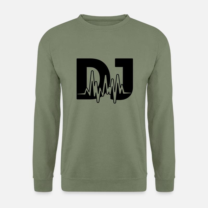 dj - Unisex Pullover - Armeegrün