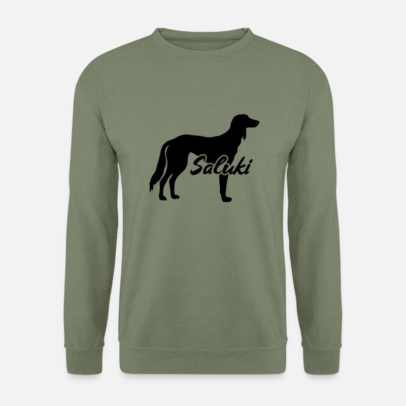 Saluki - Unisex Pullover - Armeegrün
