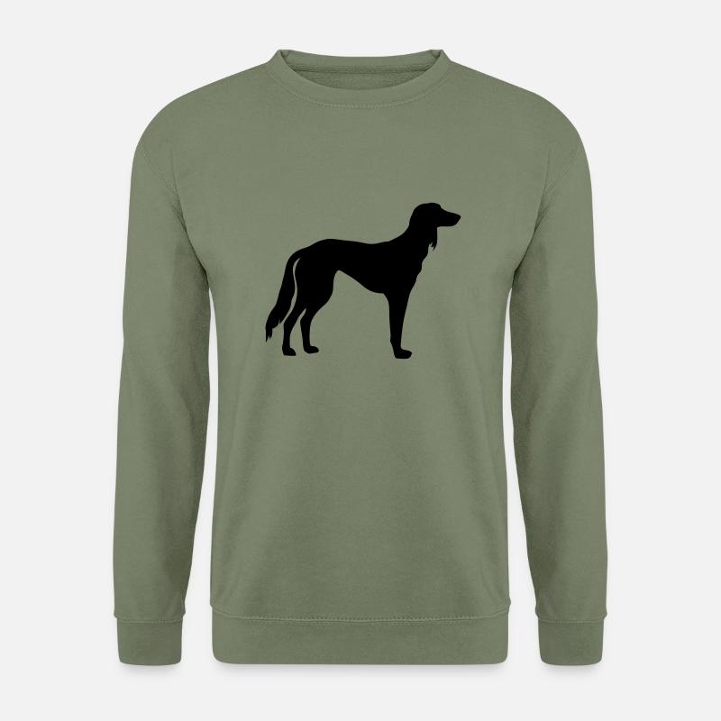 Saluki - Sweat-shirt Unisexe - vert militaire