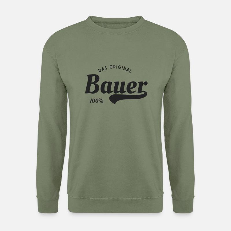 100% Bauer - Unisex Pullover - Armeegrün