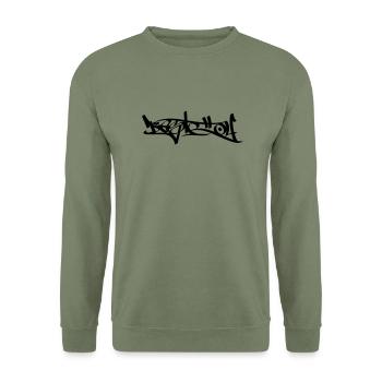 Destroy - Unisex Sweatshirt - army green - Front - Alina (178cm) & Michal (187cm)
