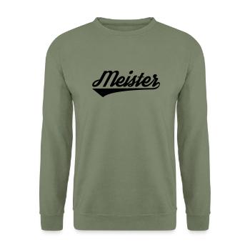 Meister - Unisex Pullover - Armeegrün - Vorne - Alina (178cm) & Michal (187cm)
