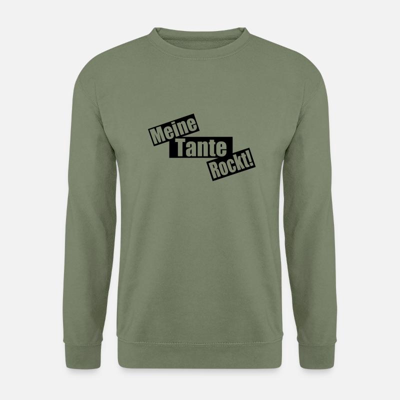 meine tante rockt - Unisex Pullover - Armeegrün