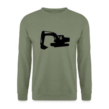 bagger - Sweat-shirt Unisexe - vert militaire - Devant - Alina (178cm) & Michal (187cm)