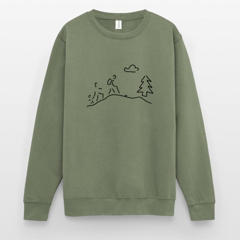 wandern oder walking Unisex Pullover